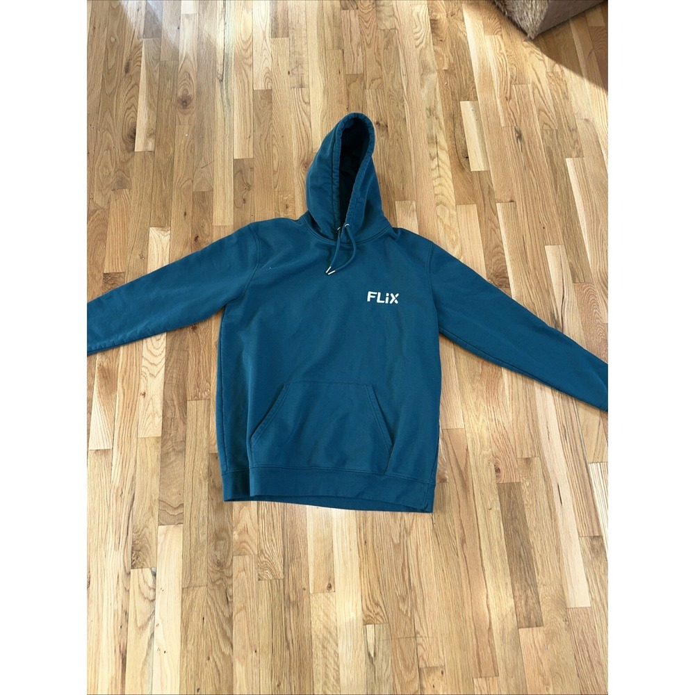 FLIX‎  HOODIE, green Heavyweight. 3 XL